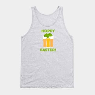 Hoppy Easter! Funny Drinking Design with Beer and Hops Tank Top